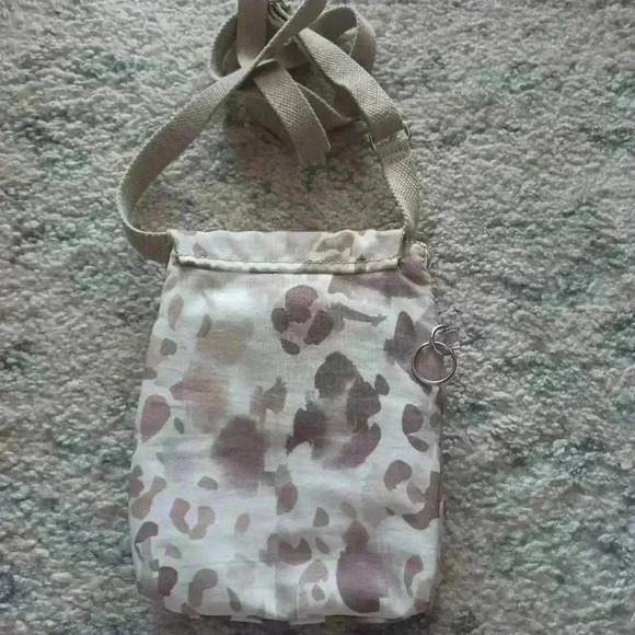 Kipling Leapord Print Small Crossbody Organizer Lightweight Travel Purse Bag - Picture 4 of 17